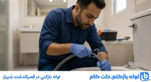 لوله بازکنی در قصرالدشت شیراز
